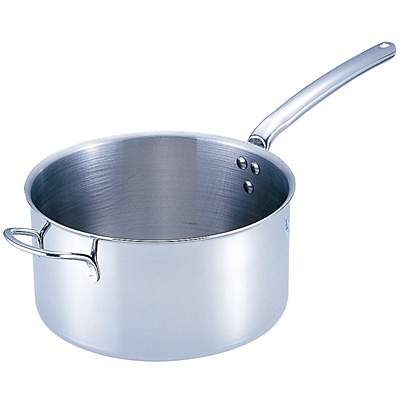 デバイヤー プライオリティ 18-10 ステンレス 片手深型鍋 蓋無 3690-28