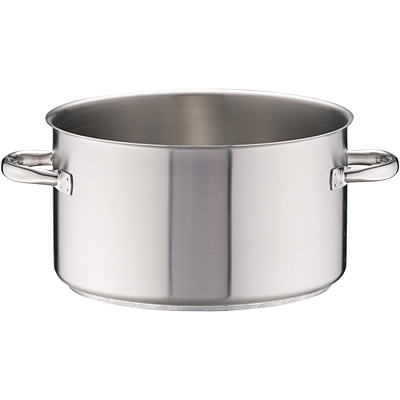 パデルノ グルメシリーズ 18-10 ステンレス 半寸胴鍋 蓋無 1007-36