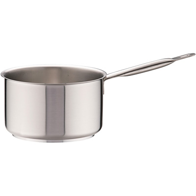 新品未使用 PADERNO(パデルノ) 片手浅型鍋 (蓋無) パデルノ グルメシリーズ 18-10 ステンレス 片手深型鍋 蓋無 1006-20