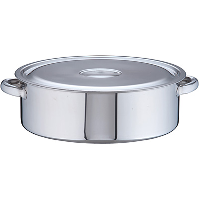 遠藤商事 SA 18-8 ステンレス 外輪鍋 内径42cm - 調理器具のSHOKUBI