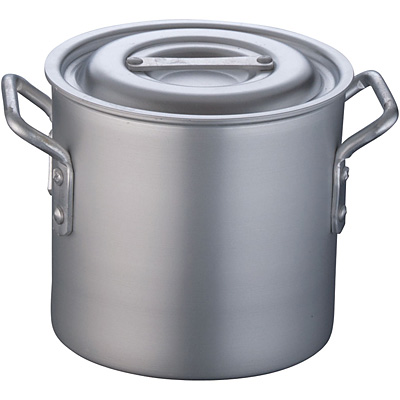 遠藤商事　TKGアルミ寸胴鍋　アルマイト加工　45㎝ 遠藤商事 TKG アルミニウム 寸胴鍋 目盛付 アルマイト加工 内径18cm