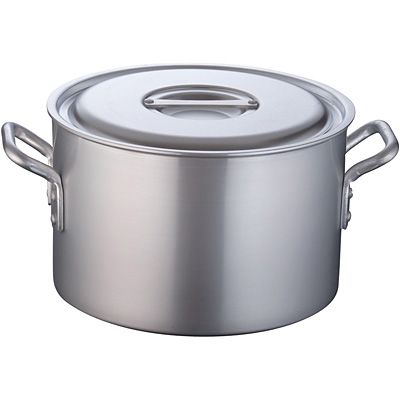 遠藤商事 TKG アルミニウム 半寸胴鍋 目盛付 アルマイト加工 内径30cm