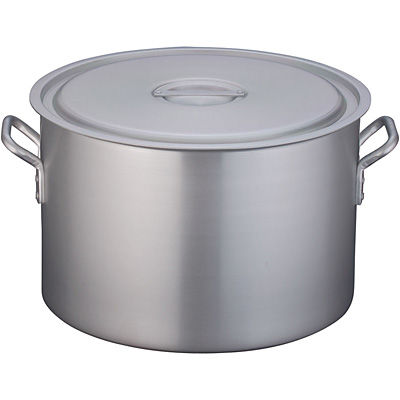 遠藤商事 TKG アルミニウム 半寸胴鍋 目盛付 アルマイト加工 内径48cm