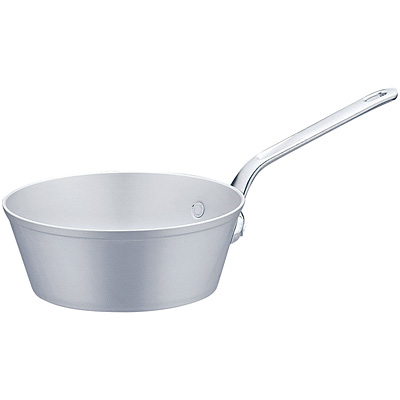 TKG アルミニウム片手深型鍋　30cm 蓋付き　シルバーアロー ニューキングデンジ 深型片手鍋(目盛付)30cm Amazon｜中尾アルミ