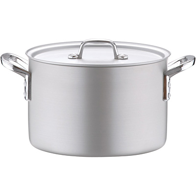 北陸アルミニウム プロセレクト アルミ 半寸胴鍋 目盛付 内径24cm