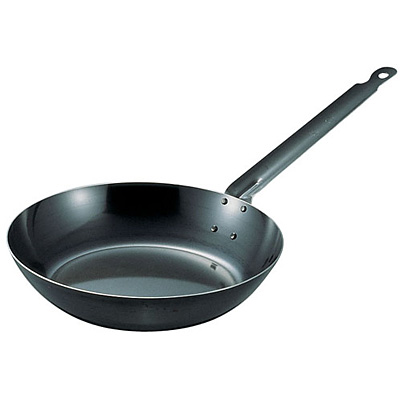 de BUYER　向い手付き鉄フライパン45cm /遠藤商事　アルミ蓋42cm用 de BUYER向い手付き鉄フライパン45cm /遠藤商事アルミ蓋42cm用