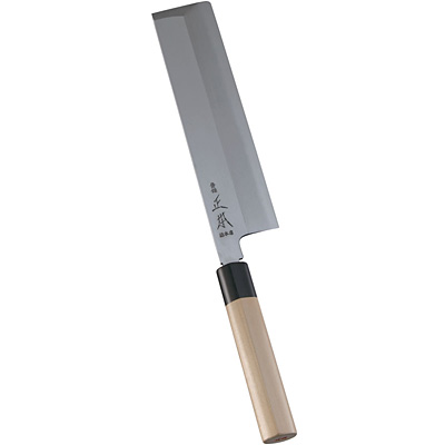 正本総本店 正本 本霞玉白鋼 東型薄刃 22.5cm - 調理器具のSHOKUBI