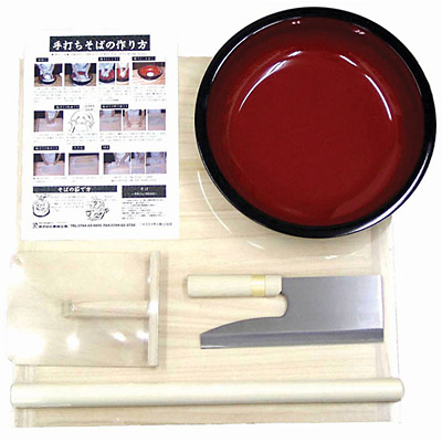 豊稔企販 家庭用麺打セットA そば・うどん麺打入門DVD