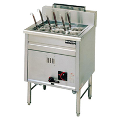 折りたたみ20インチ6段変速☆2022年製 マルゼン ゆで麺器 都市ガス用