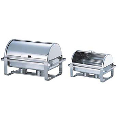 KINGO ビュッフェ ステンレス 角チェーフィング 回転カバー式 ハーフ