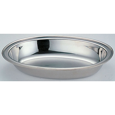 Yukiwa ステンレス製 バロン小判チェーフィング用 ウォーターパン 20インチ（9-1630-1103） Yukiwa ステンレス製 バロン小判チェーフィング 18インチ（9-1630-0802）