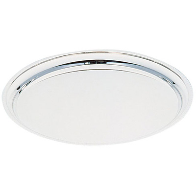 三宝産業 YUKIWA UK 18-8 ステンレス 丸盆 B渕 24インチ - 調理器具の