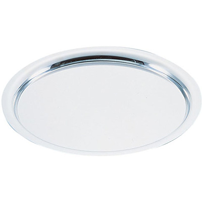 三宝産業 YUKIWA UK 18-8 ステンレス 丸盆 プレーンタイプ 18インチ