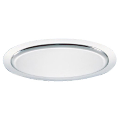 三宝産業 YUKIWA UK 18-8 ステンレス 小判皿 プレーンタイプ 470×315mm