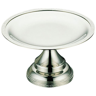 昭和レトロ　最高級　 18-8 ステンレススチールケーキスタンド img0179165.jpg