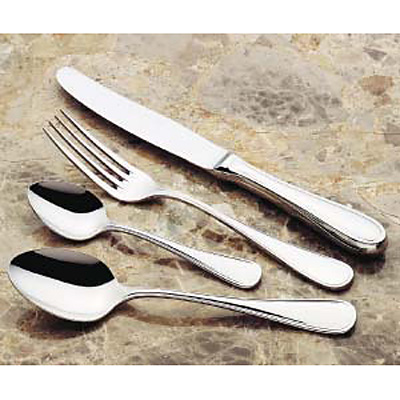 サクライ SAKS 18-10 ステンレス ブレーシア デザートナイフ刃付