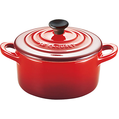 ル・クルーゼ ストーンウェア ミニココット 910050-00 チェリーレッド