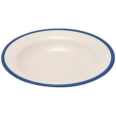 RAINBOW STONE sunkiss showa スープ皿 カレー皿 平皿 タカギ産業 二色カレー皿 φ230×H38mm SW-127 ブルー/内ストーン - 調理