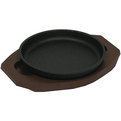 中部コーポレーション トキワ 樹脂製台 ステーキ皿 丸型 セット - 調理