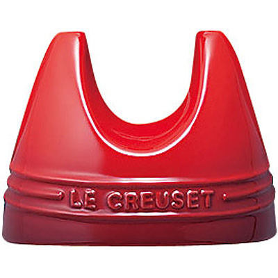 ル・クルーゼ リッド・スタンド 910429-11 チェリーレッド - 調理器具