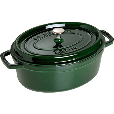 STAUB ココットオーバル 29cm バジルグリーン　1102985 STAUB ココットオーバル 29cm バジルグリーン 1102985