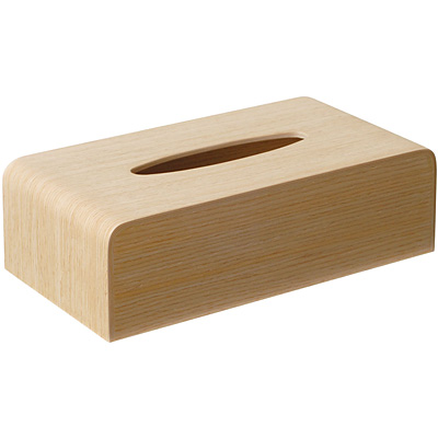 サイトーウッド 木製 ティッシュボックス TS-03H ホワイトオーク