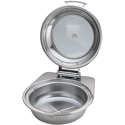 KINGO ビュッフェ ステンレスIH 丸チェーフィング フードパン無 D105