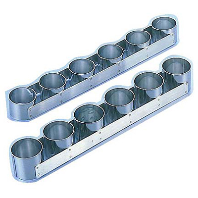 遠藤商事 SA 18-0 ステンレス セルクルリング 丸型 6連 大 - 調理器具