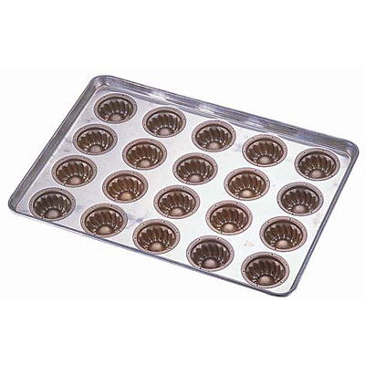 千代田金属 ミニクグロフ型天板 ２０ヶ取 シリコン加工　CHIYODA　業務用 img0217528.jpg