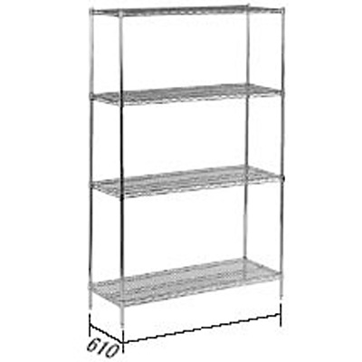TKG ワイヤーシェルフ　棚 遠藤商事 TKG ワイヤーシェルフ S2400シリーズ セット 奥行610×高さ