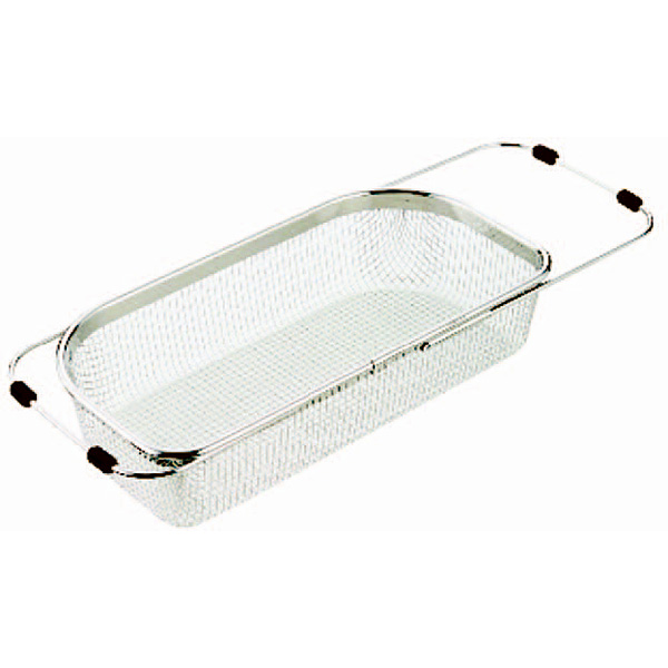 18-8 ステンレス スライド式 メッシュシンク エンドバスケット SH-040