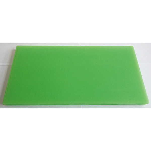 株式会社天領まな板 一枚物カラーまな板 両面シボ付 グリーン 厚さ30mm K1 500×250mm - 調理器具のSHOKUBI
