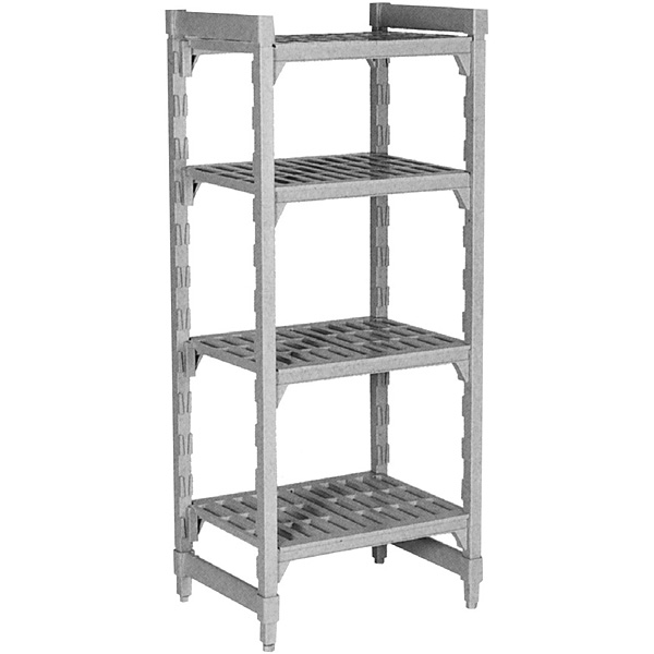 CAMBRO 固定基本ユニット プレミアムシェルフ（ベンチ4段） CSU48367V(7685955) CAMBRO（キャンブロ） プレミアムシェルフ（ベンチ型）4段 W1070×D610