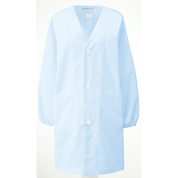 給食衣・シングル型 男女兼用 サックス 397-91 7号 - 調理器具のSHOKUBI