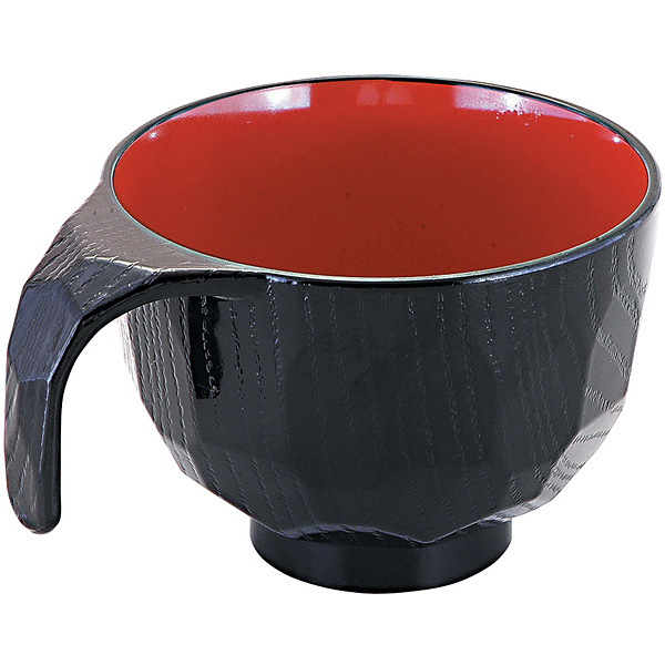 福井クラフト 5.0寸 椿皿 内朱渕黒 81017460 15点セット