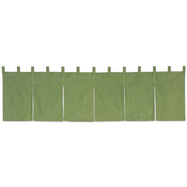サンメルヘン カウンターのれん 綿麻無地 1,700×450mm 001-10 緑