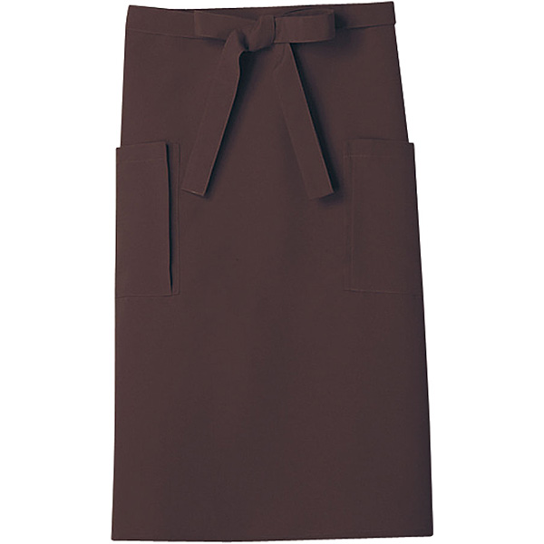 サロンエプロン 9-423 チョコレート - 調理器具のSHOKUBI