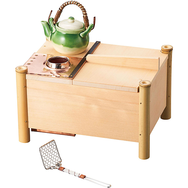 湯豆腐鍋、豆腐鍋 湯豆腐桶 木製の湯豆腐桶 木曽ひのき 湯豆腐桶 本体のみ - 調理器具のSHOKUBI