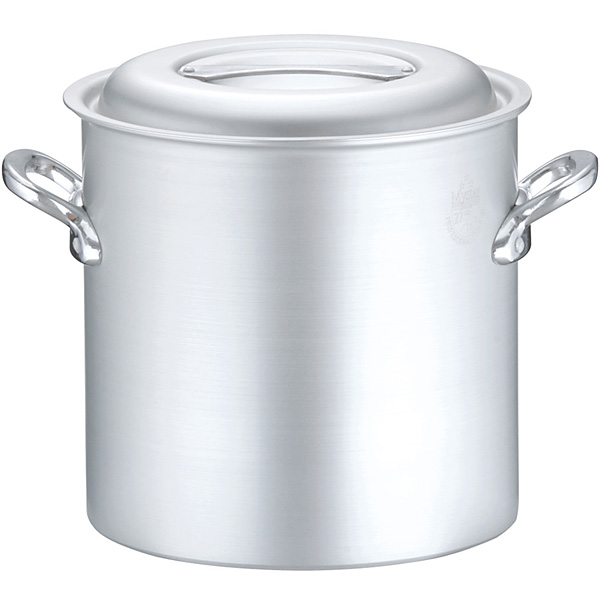 北陸アルミニウム マイスター アルミ 寸胴鍋 内径27cm - 調理器具のSHOKUBI