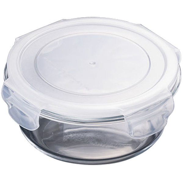 耐熱ガラス保存容器 丸形 4330 400ml - 調理器具のSHOKUBI