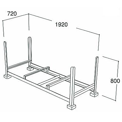三洋スーパースタンド アングルパレット DJAP-1908 W1920mm