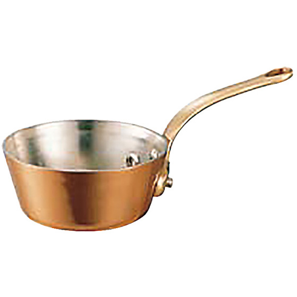 和田助製作所 銅極厚テーパー鍋 真鍮柄 30cm - 調理器具のSHOKUBI