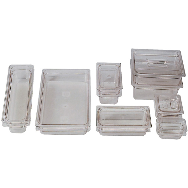 キャンブロ フードパン クリアー 1/4サイズ 46CW 深さ150mm - 調理器具