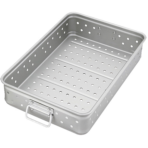 中尾アルミ製作所 キング BOX パンチング手付 中/深さ60mm - 調理器具