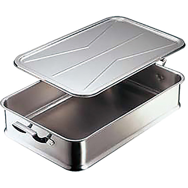 18-8ステンレス製給食バット　1個 IKD 18-8 ステンレス 給食バット 運搬型 - 調理器具のSHOKUBI