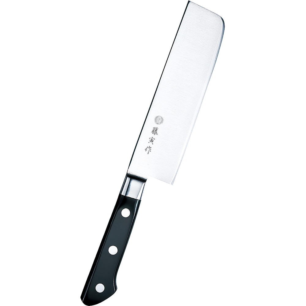 藤寅作 DPコバルト合金鋼割込 口金付 薄刃 FU-502 165mm - 調理器具の