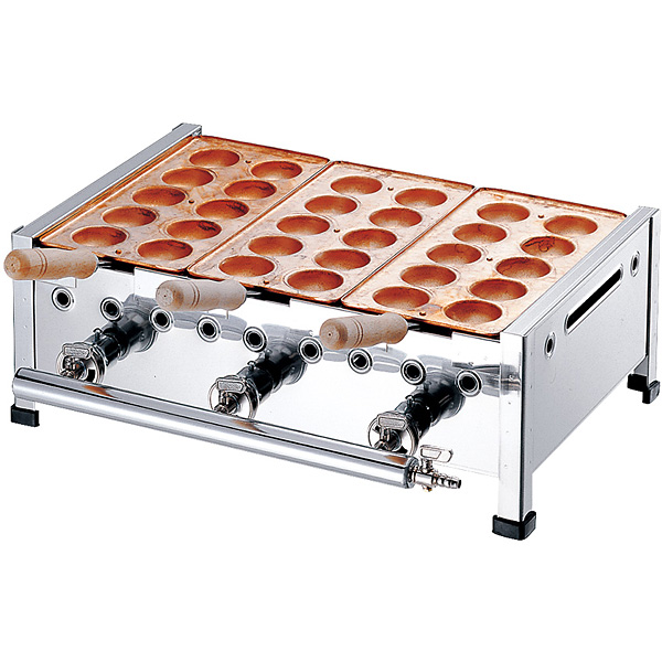 カンダ AKS明石焼台 8穴用 12・13A 1枚掛セット - 調理器具のSHOKUBI