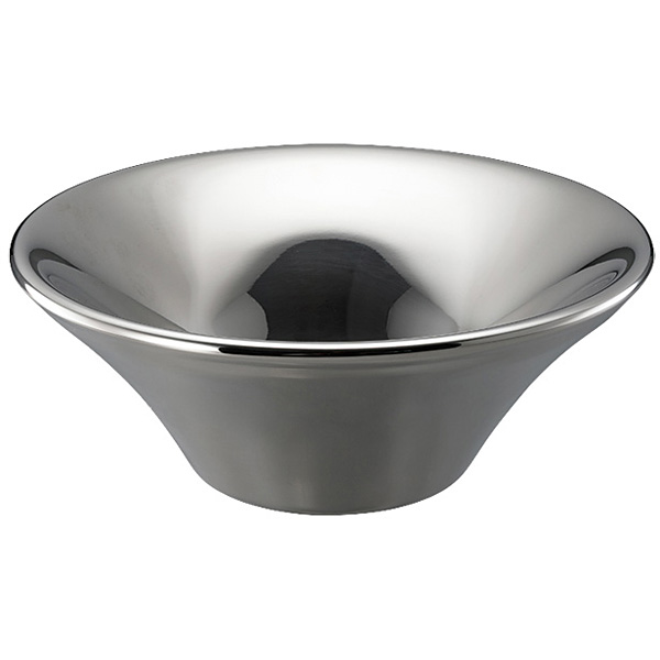 カンダ メタル丼 フラワー厚口 φ210mm ステンレスミラー磨き仕様