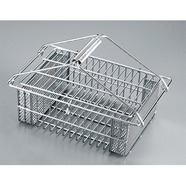 18-8 ステンレス スプーン消毒カゴ 大 - 調理器具のSHOKUBI