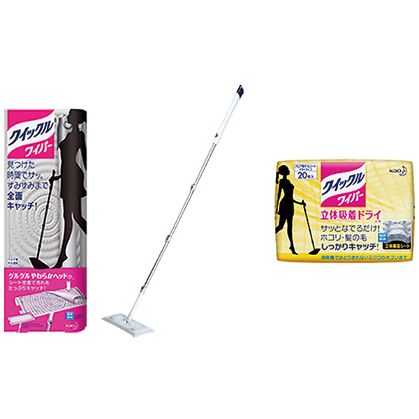 ハピしゃぶ 花王 クイックルワイパー 262790 : cocoatta - 通販 - Yahoo